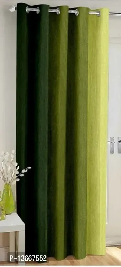 Elegant Polyester Semi Transparent Window Curtains Single Curtains-thumb0