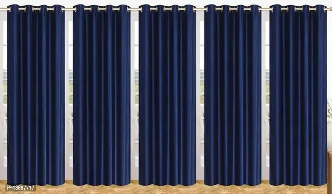 Elegant Polyester Window Curtains - Pack Of 5