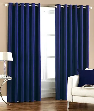 Set of 2 Pieces- Polyester Door Curtains