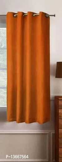 Elegant Polyester Semi Transparent Window Curtains Single Curtains
