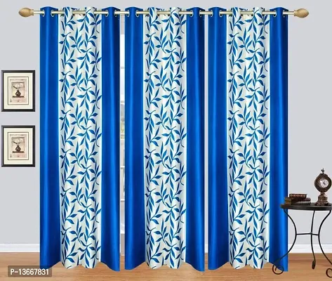 Elegant Polyester Window Curtains- Pack Of 3