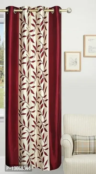 Elegant Polyester Long Door Curtain Single Curtain