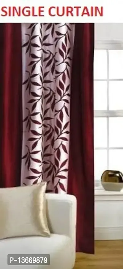 Elegant Polyester Room Darkening Door Curtain Single Curtain