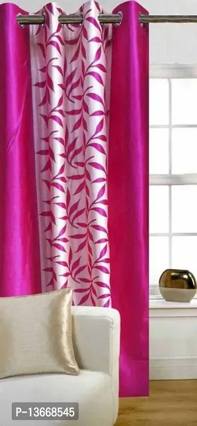 Elegant Polyester Semi Transparent Door Curtain Single Curtain-thumb0