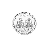 SILVER COLOR COIN FOR GIFT  POOJA (NOT SILVER METAL) (Pack of 4)-thumb1