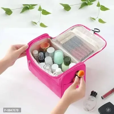 Pink Synthetic Solid Organizers For Women-thumb4