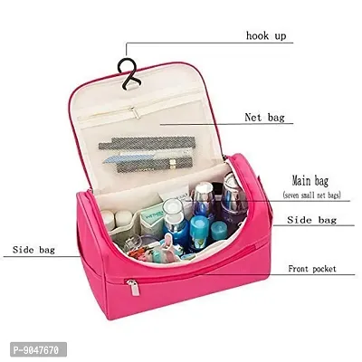 Pink Synthetic Solid Organizers For Women-thumb2