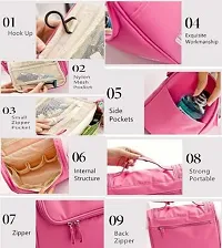 Pink Synthetic Solid Organizers For Women-thumb2