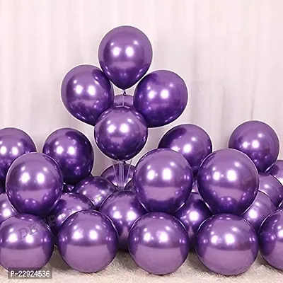 Hippity Hop Purple Metallic Chrome Balloons 12 Inch Balloon For Birthday Wedding Bachelorette Party Bridal Shower Anniversary Party Decorations Pack Of 25