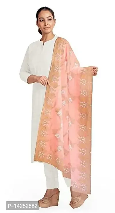 Premium Quality Silk Printed Dupatta For Women-thumb0
