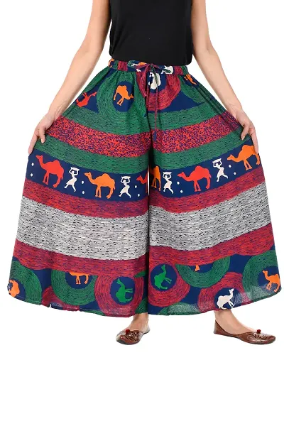 Fashionable Cotton Printed Palazzo For Women