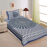 Rangun Combo of 2 Multi Color Single Bed Bedsheet Jaipuri Traditional and Ethnic Designs Bedsheet,_2_1+1_Single_138-thumb1