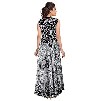 Women's Printed Cotton Gown-thumb1