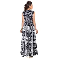 Women's Printed Cotton Gown-thumb1