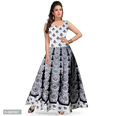 Women's Printed Cotton Gown