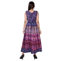 Women's Printed Cotton Gown-thumb3