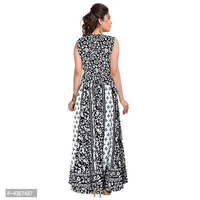 Women's Printed Cotton Gown-thumb2