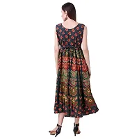 Women's Printed Cotton Gown-thumb2