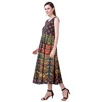 Women's Printed Cotton Gown-thumb1