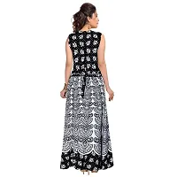 Women's Printed Cotton Gown-thumb1