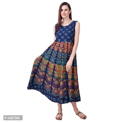 Women's Printed Cotton Gown