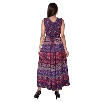 Women's Printed Cotton Gown-thumb3