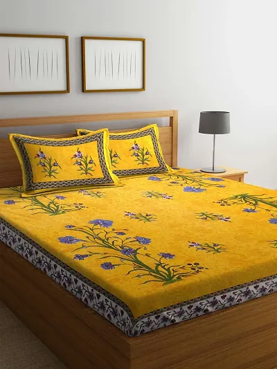 Printed Cotton Double Bedsheets