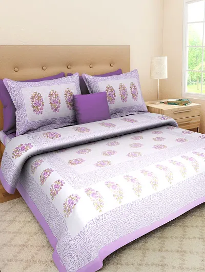 Printed Cotton Double Bedsheets (94*83 Inch) Vol 1