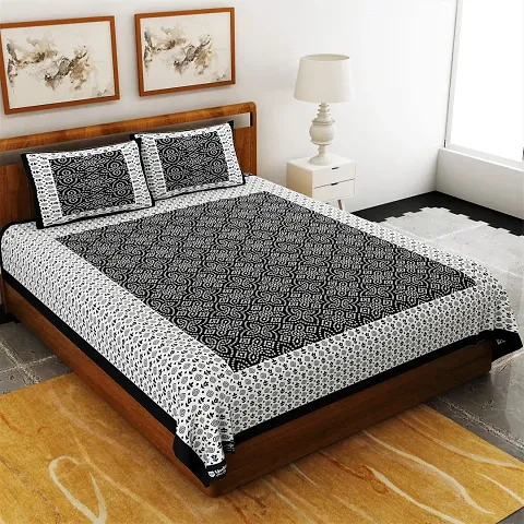 Printed Cotton Double Bedsheets