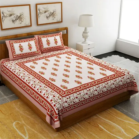 Limited Stock!!Jaipuri Printed Double Bedsheets