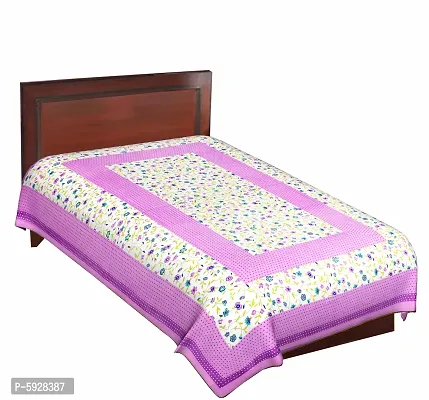 Comfortable Cotton Jaipuri Printed Single Bedsheet-thumb2