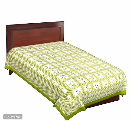 Comfortable Cotton Jaipuri Printed Single Bedsheet-thumb2