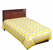 Comfortable Cotton Jaipuri Printed Single Bedsheet-thumb1