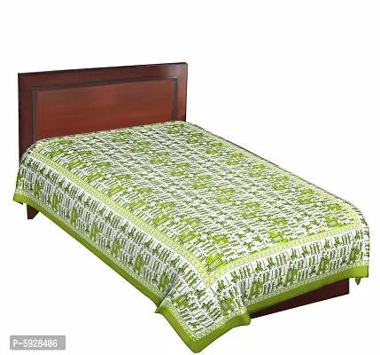 Comfortable Cotton Jaipuri Printed Single Bedsheet-thumb2