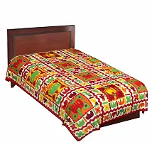 Comfortable Cotton Jaipuri Printed Single Bedsheet-thumb1