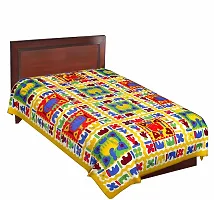 Comfortable Cotton Jaipuri Printed Single Bedsheet-thumb1