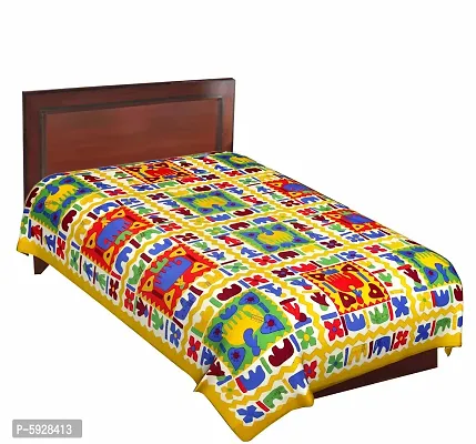 Comfortable Cotton Jaipuri Printed Single Bedsheet-thumb2