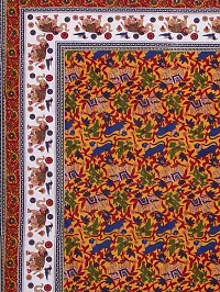 Comfortable Cotton Jaipuri Printed Single Bedsheet-thumb1