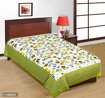 Comfortable Cotton Jaipuri Printed Single Bedsheet