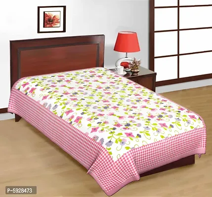 Comfortable Cotton Jaipuri Printed Single Bedsheet