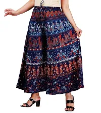 Stunning Multicoloured Cotton Printed Palazzo For Women-thumb3