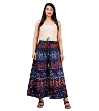 Stunning Multicoloured Cotton Printed Palazzo For Women-thumb2