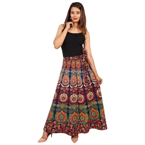 Women Cotton Printed Ethnic Skirt