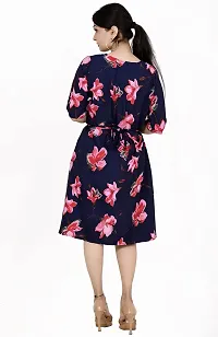 Rangun Present Printed Casual A-Line Dress-thumb1