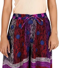 Stunning Purple Cotton Printed Palazzo For Women-thumb2