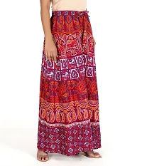 Stunning Red Cotton Printed Palazzo For Women-thumb2