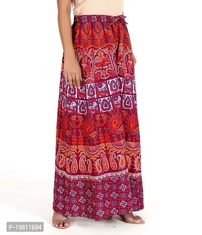 Stunning Red Cotton Printed Palazzo For Women-thumb3