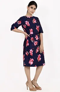 Rangun Present Printed Casual A-Line Dress-thumb2