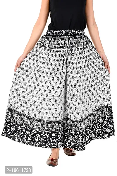 Stunning Black Cotton Printed Palazzo For Women-thumb0