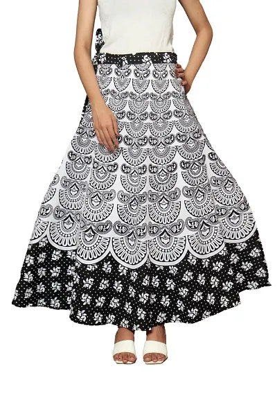 Stunning Cotton Printed Ethnic Skirts For Women